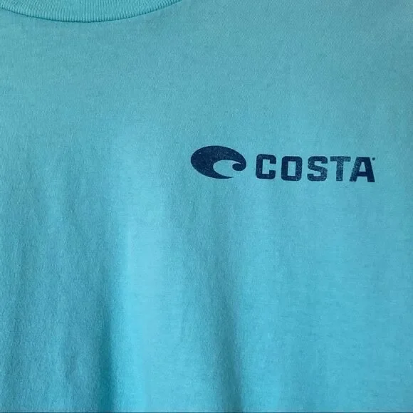 COSTA Short Sleeve T-Shirt “Sea to Shining Sea” Size Medium - Picture 5 of 5
